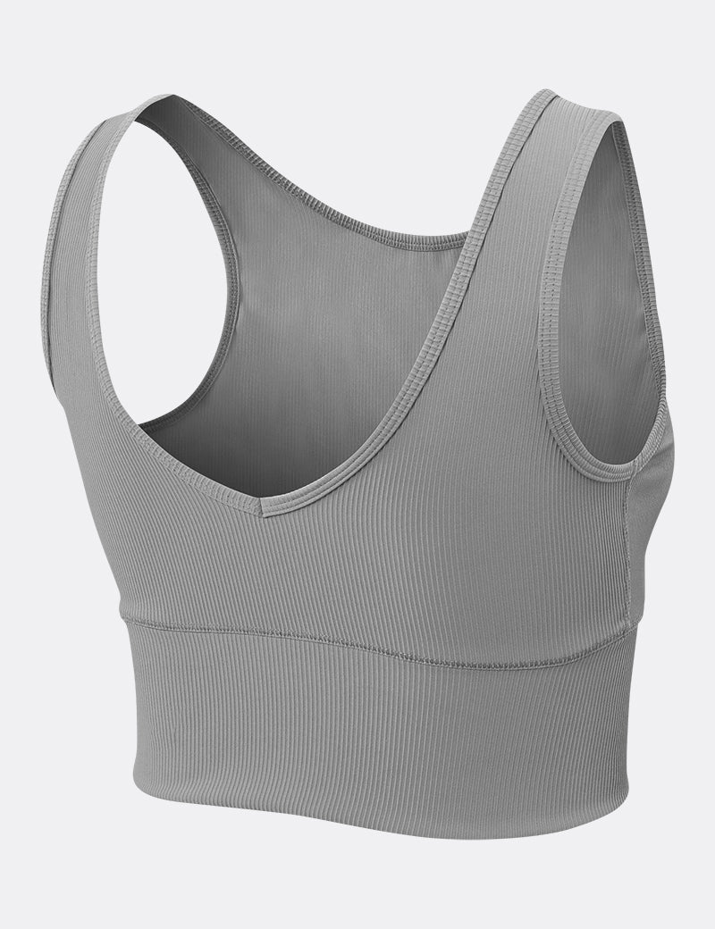 Ribbed Reversible Crop Tank Top by bornfocus