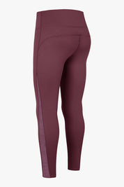 High Waist Workout Leggings with Mesh Inserts by bornfocus