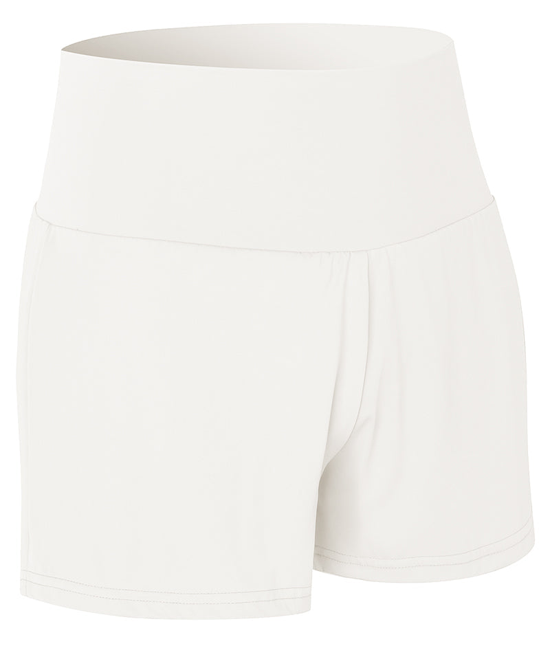 High-Rise Track Running Shorts by bornfocus