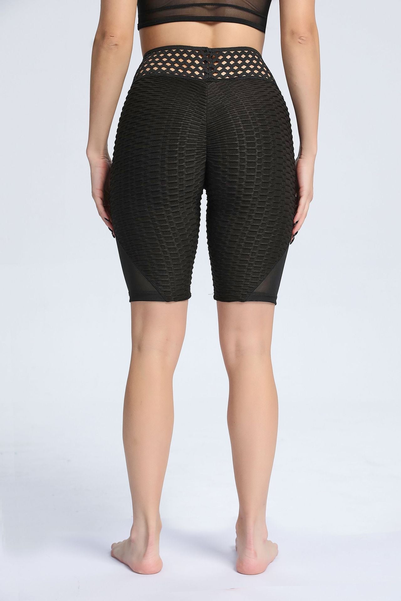 Butt Lifting Short with Mesh Insert by bornfocus