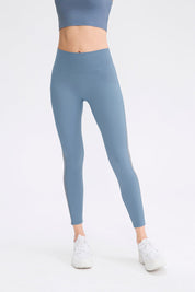 High Waist Workout Leggings with Mesh Inserts by bornfocus