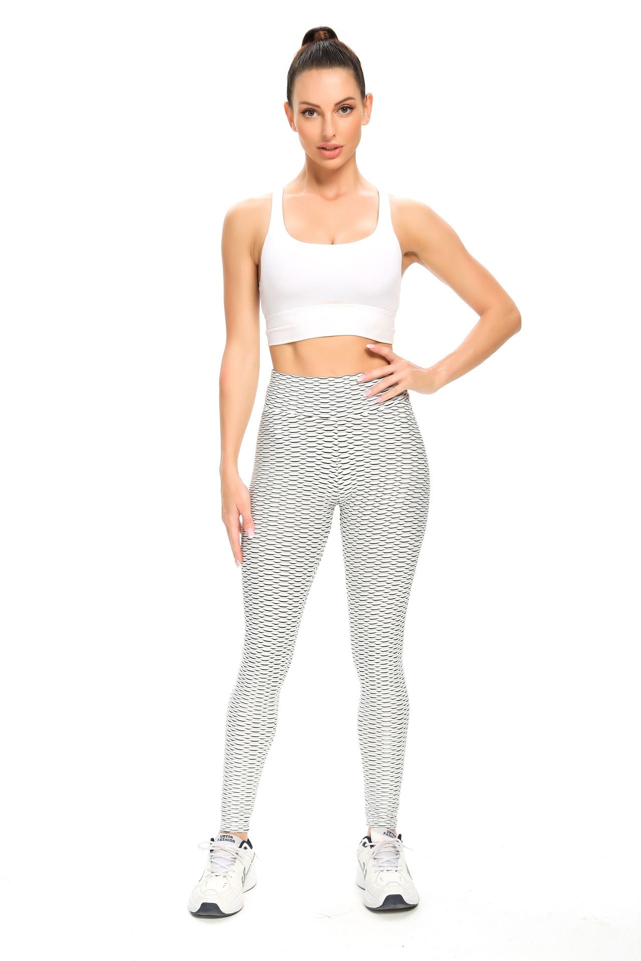 Tummy Control Butt Lifting Anti Cellulite Leggings by bornfocus