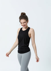 Open Back Sports Tank Top by bornfocus