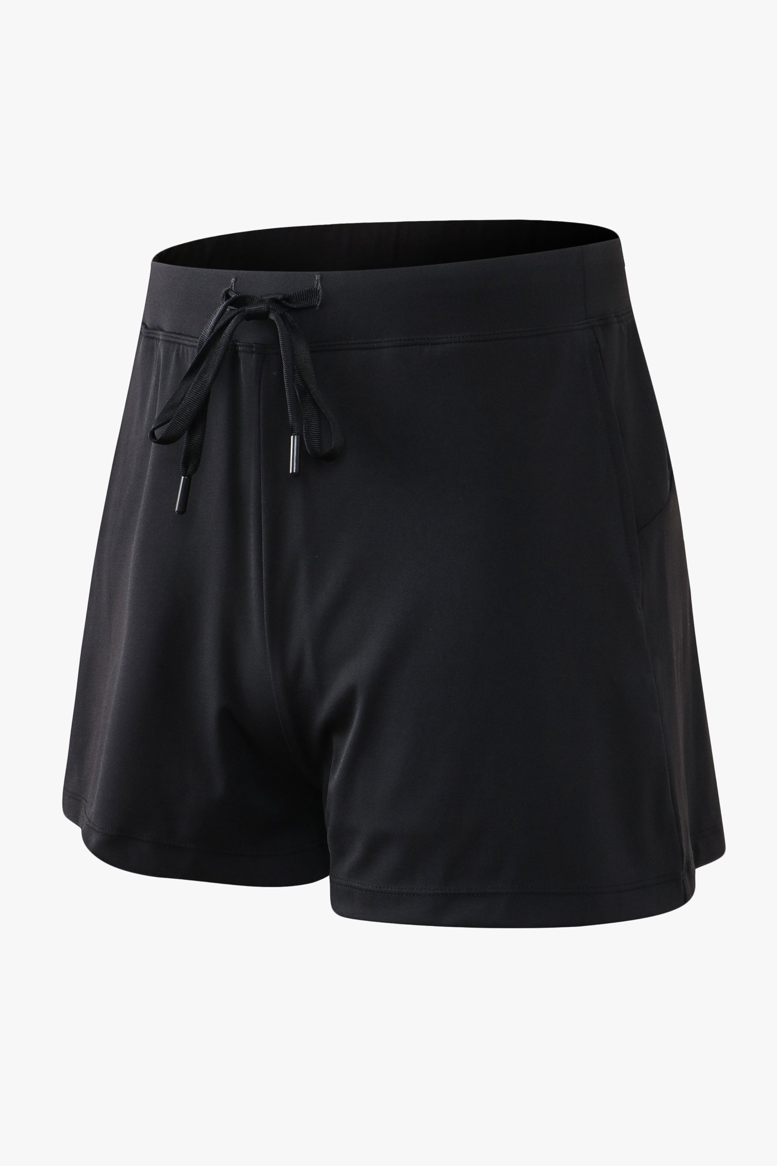 High-Rise Printed Running Shorts by bornfocus