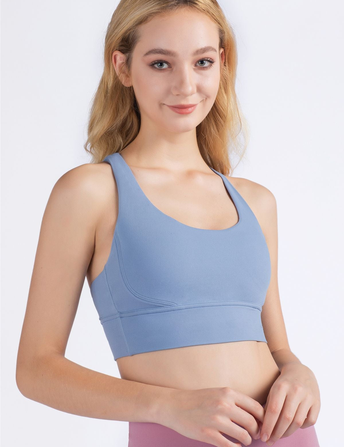 Strappy Back Sports Bra by bornfocus