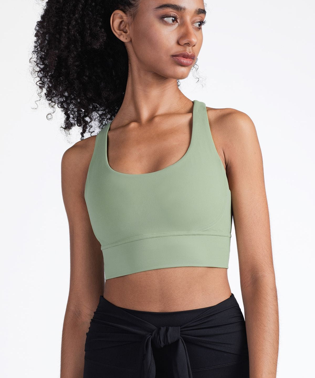 Strappy Back Sports Bra by bornfocus