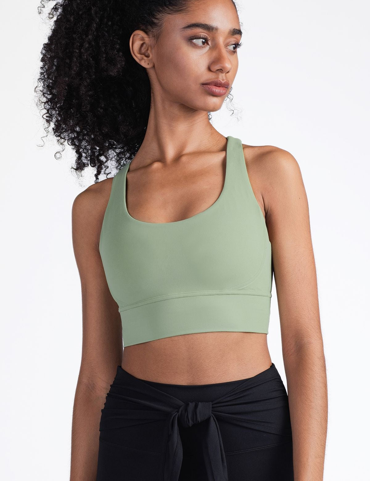 Strappy Back Sports Bra by bornfocus