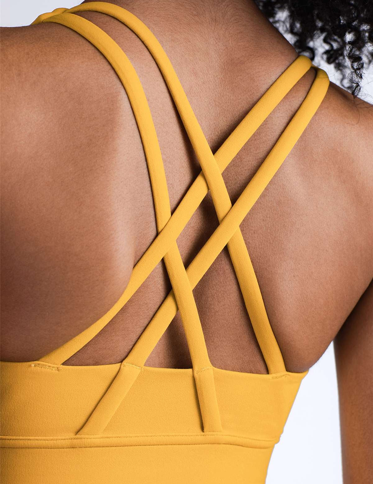 Strappy Back Sports Bra by bornfocus