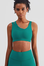 Mesh Insert Sports Bra Light Support by bornfocus