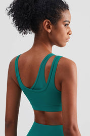 Mesh Insert Sports Bra Light Support by bornfocus