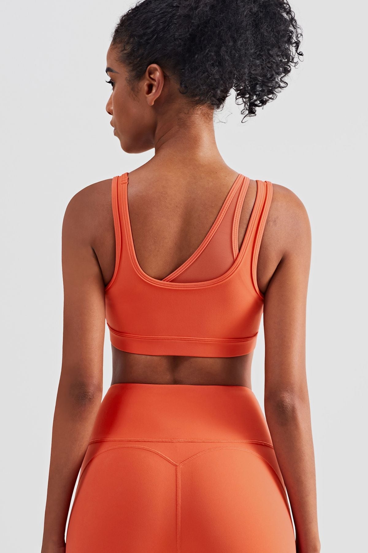 Mesh Insert Sports Bra Light Support by bornfocus