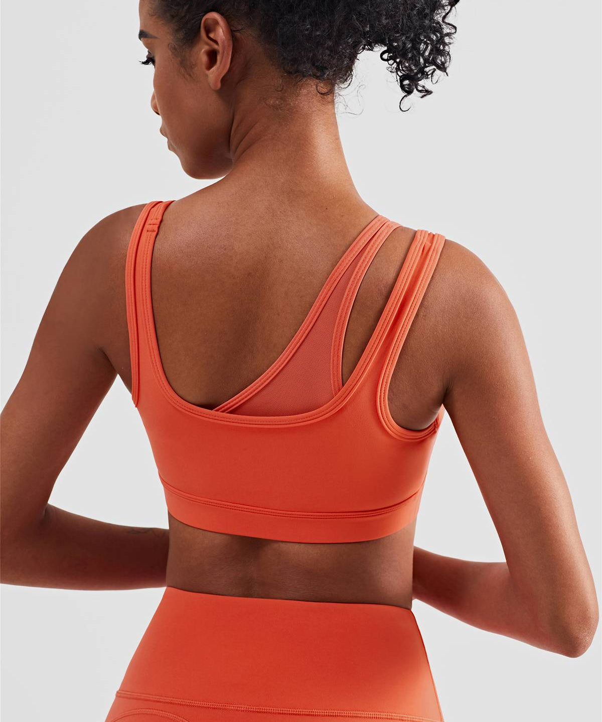 Mesh Insert Sports Bra Light Support by bornfocus