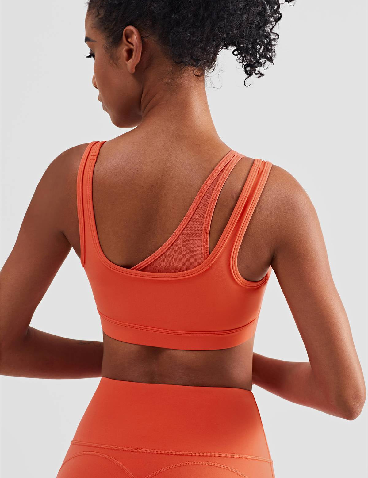 Mesh Insert Sports Bra Light Support by bornfocus