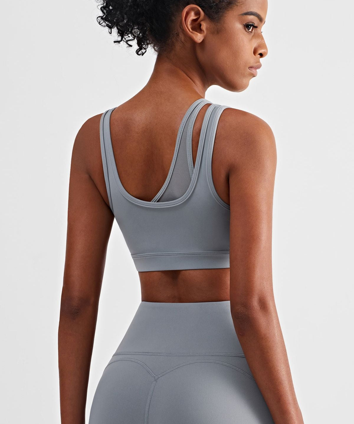 Mesh Insert Sports Bra Light Support by bornfocus