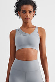 Mesh Insert Sports Bra Light Support by bornfocus