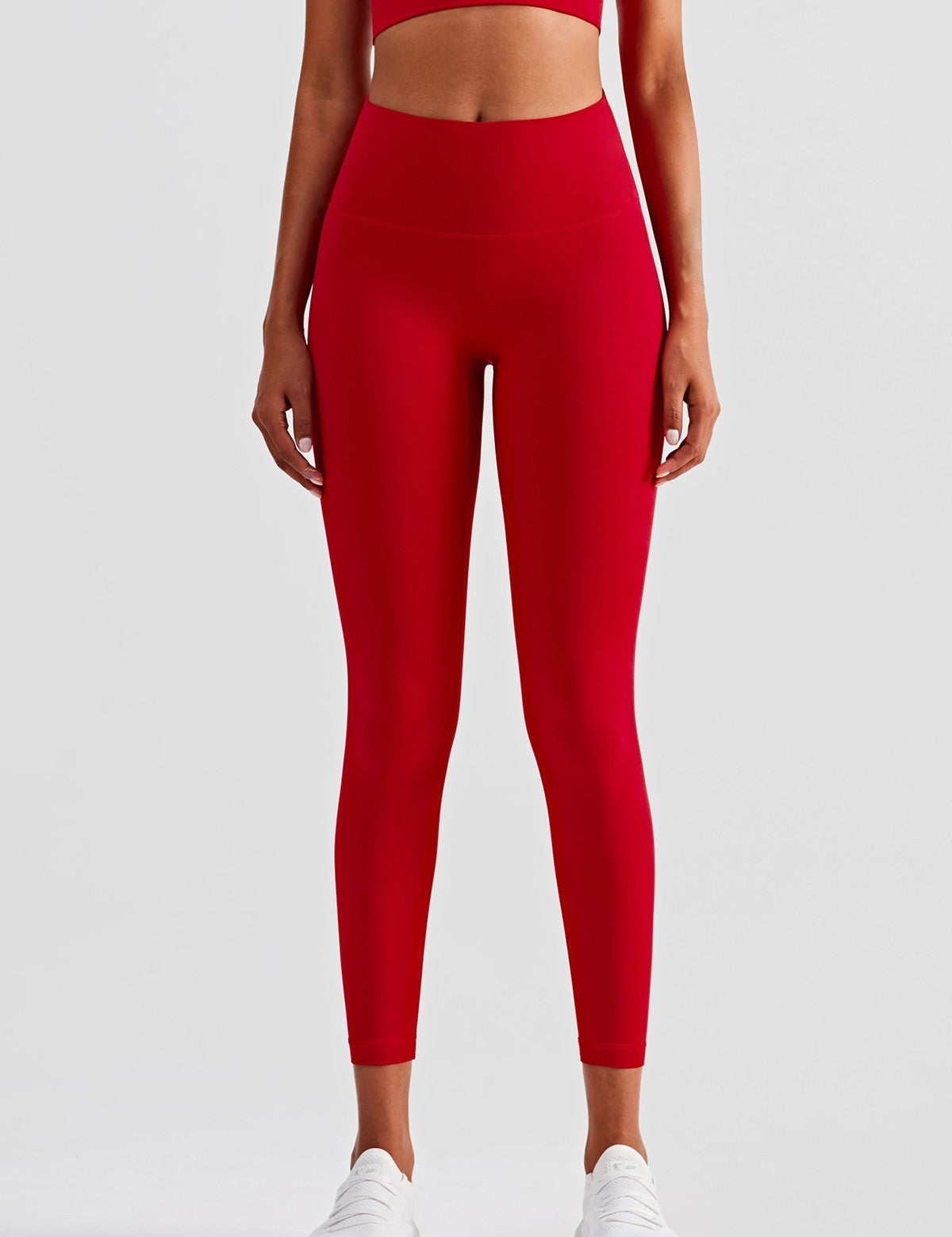 High-Rise No Front Seam Leggings by bornfocus