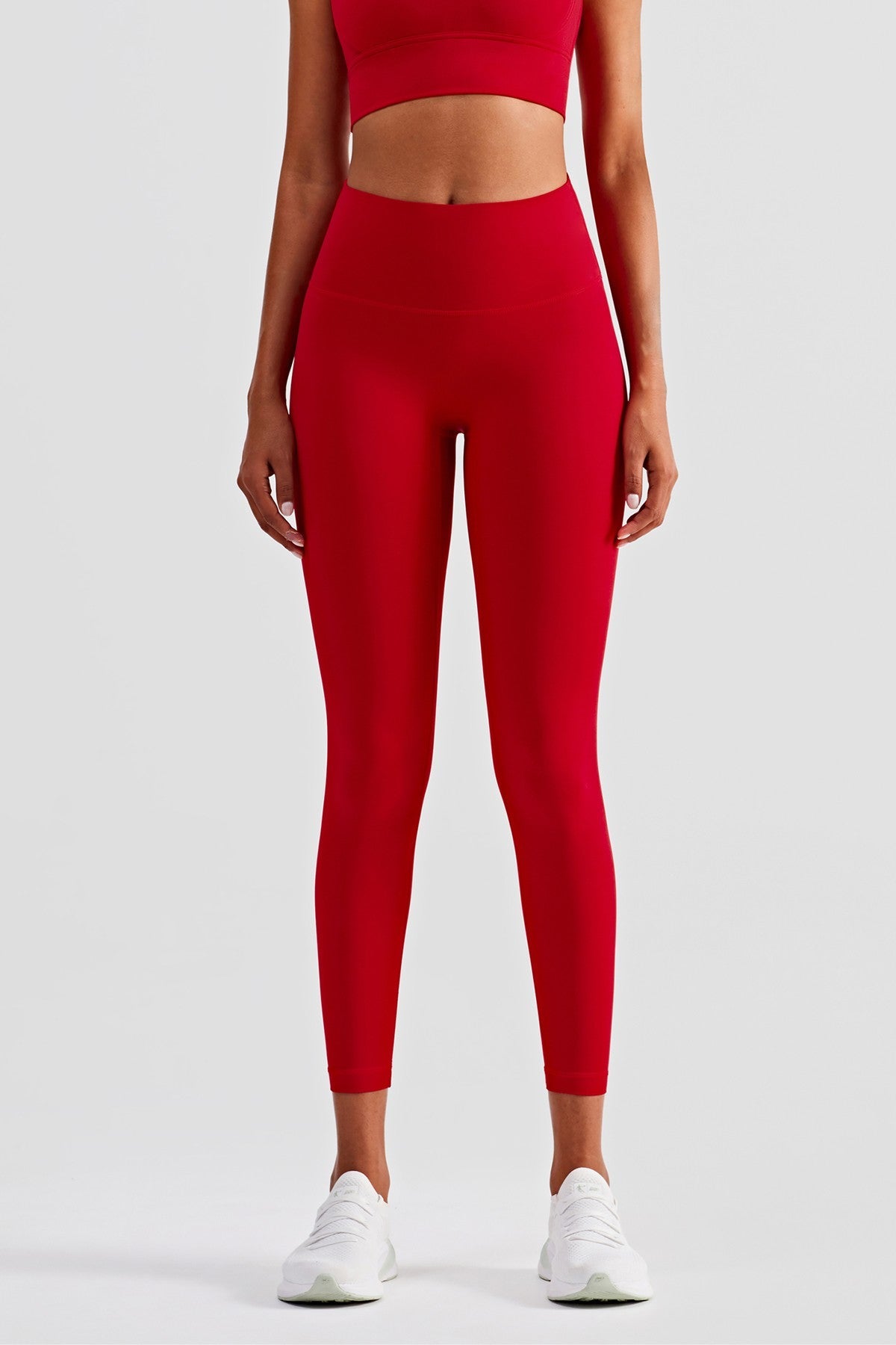 High-Rise No Front Seam Leggings by bornfocus