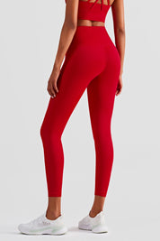 High-Rise No Front Seam Leggings by bornfocus