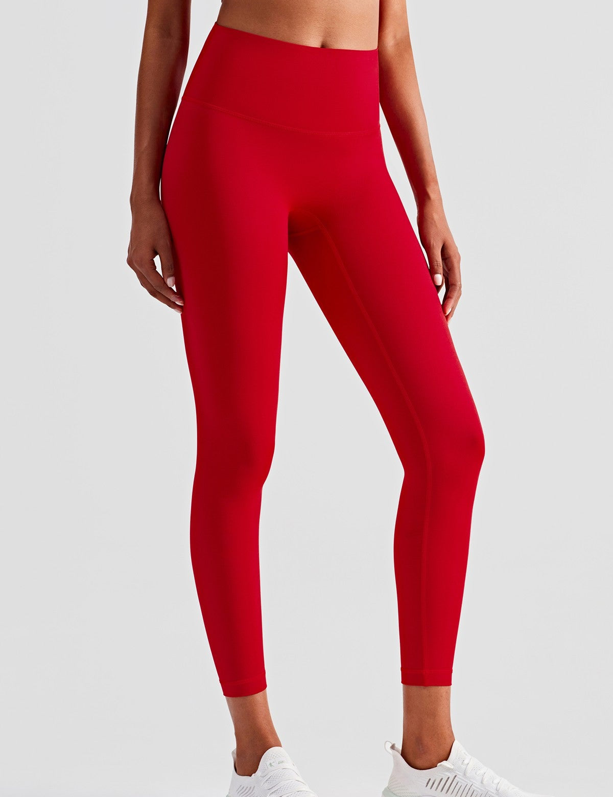 High-Rise No Front Seam Leggings by bornfocus