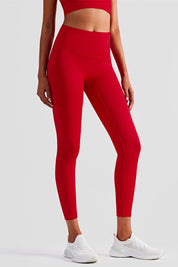 High-Rise No Front Seam Leggings by bornfocus