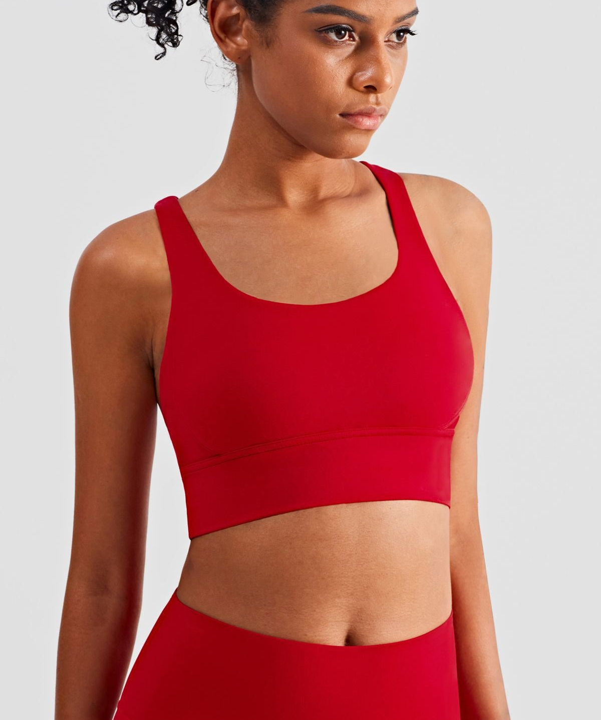 Strappy Back Sports Bra by bornfocus