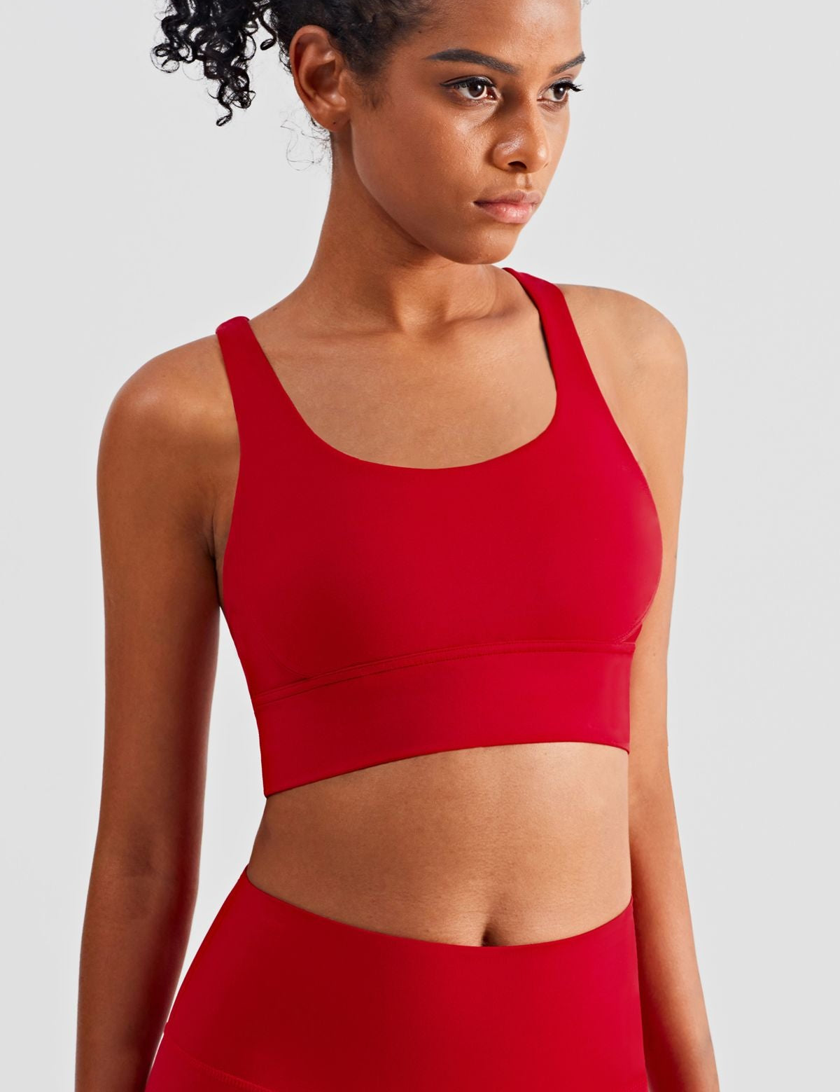 Strappy Back Sports Bra by bornfocus