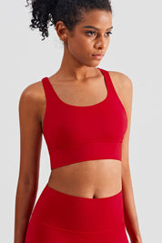 Strappy Back Sports Bra by bornfocus