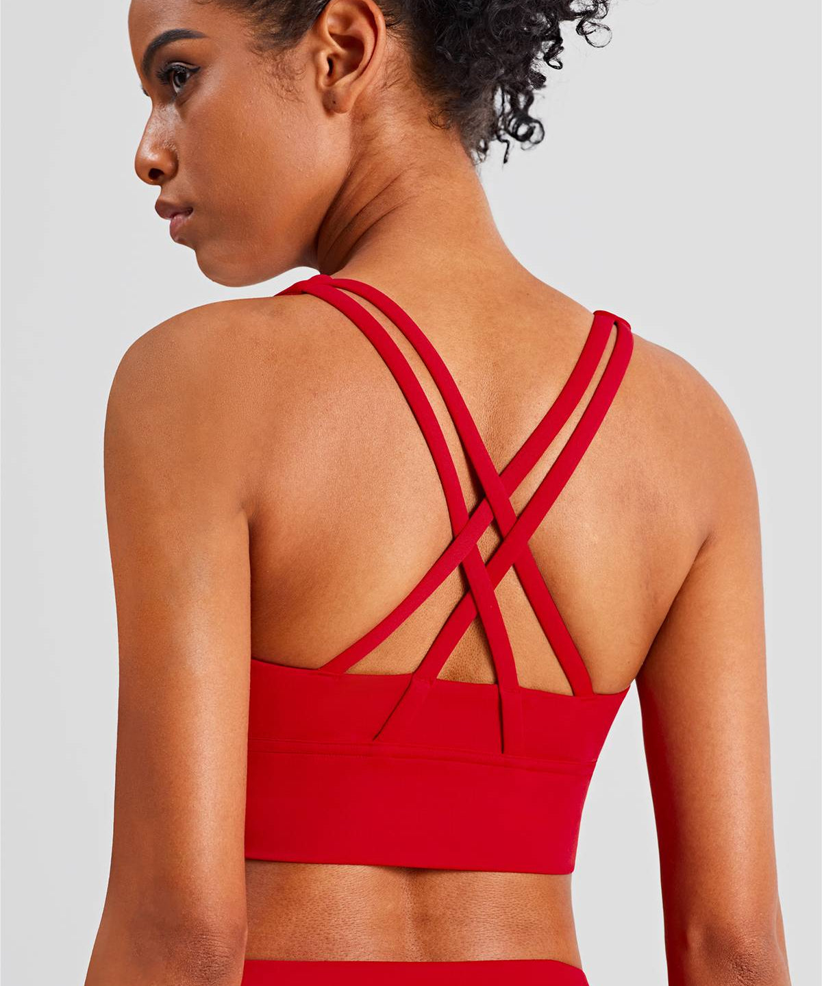 Strappy Back Sports Bra by bornfocus