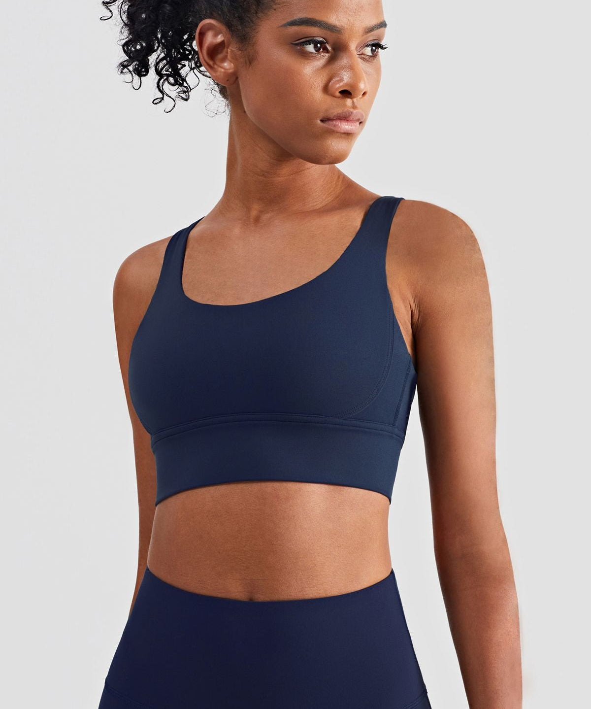 Strappy Back Sports Bra by bornfocus