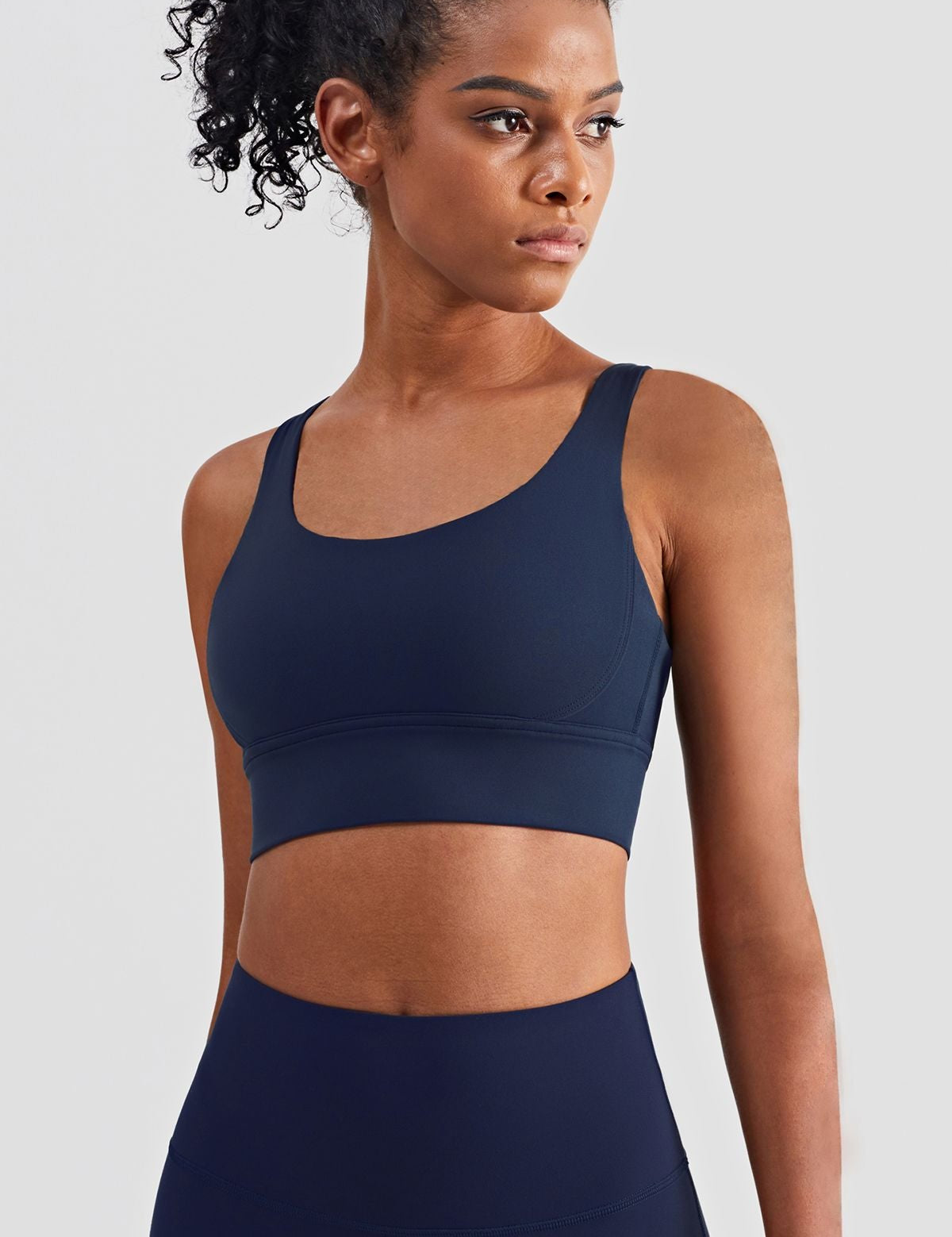 Strappy Back Sports Bra by bornfocus