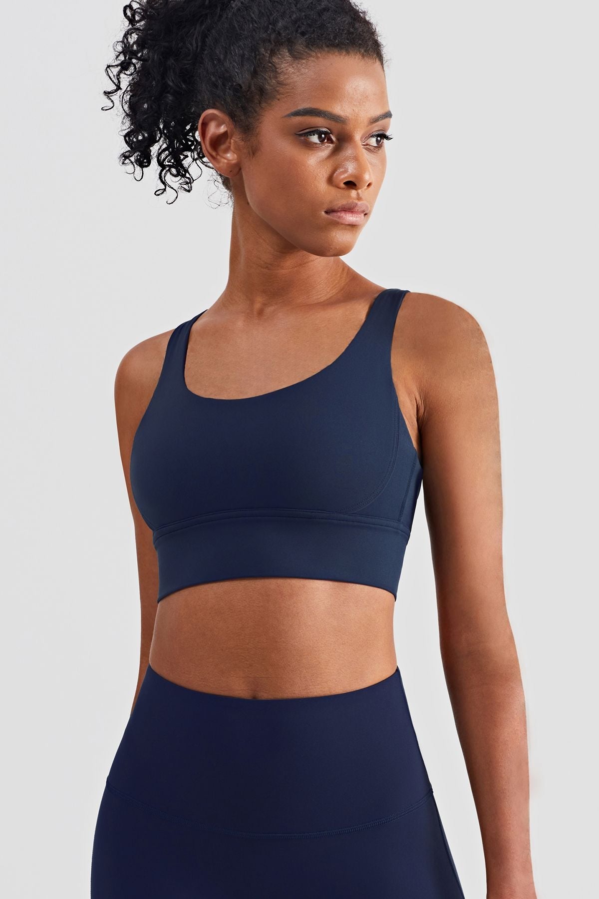 Strappy Back Sports Bra by bornfocus