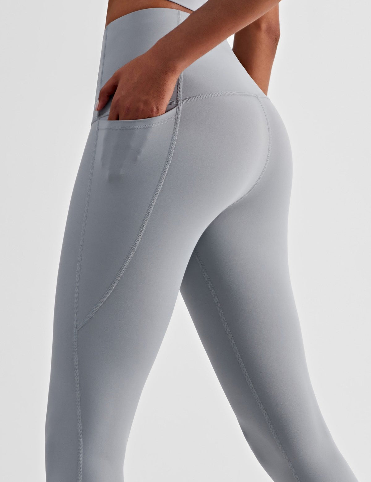 High-Rise Workout Leggings with Pockets by bornfocus