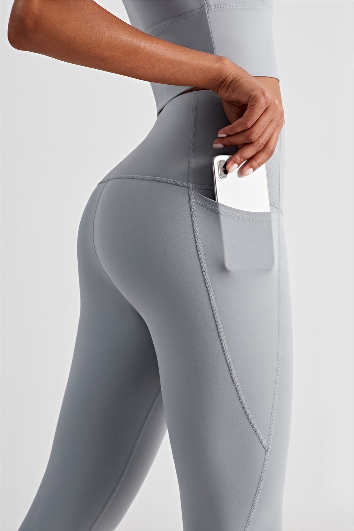 High-Rise Workout Leggings with Pockets by bornfocus