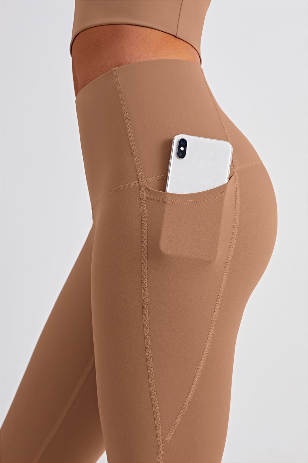 High-Rise Workout Leggings with Pockets by bornfocus