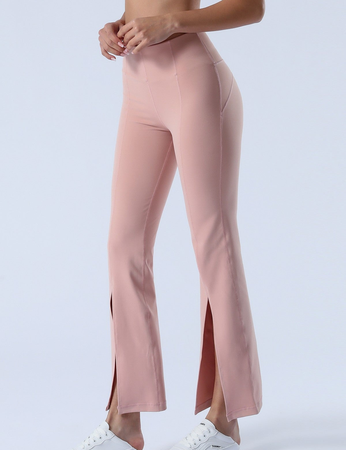 Split-Hem Flared Pants by bornfocus