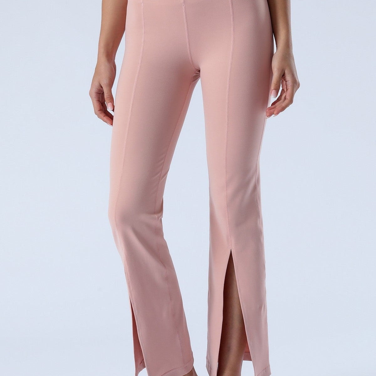 Split-Hem Flared Pants by bornfocus
