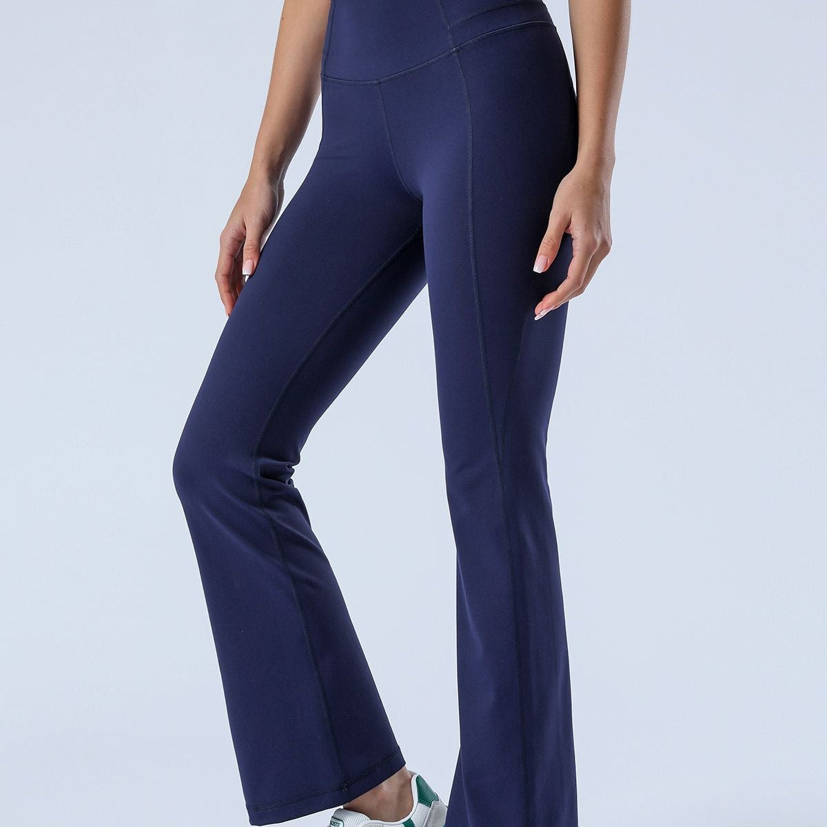 High-Rise Flare Pants by bornfocus