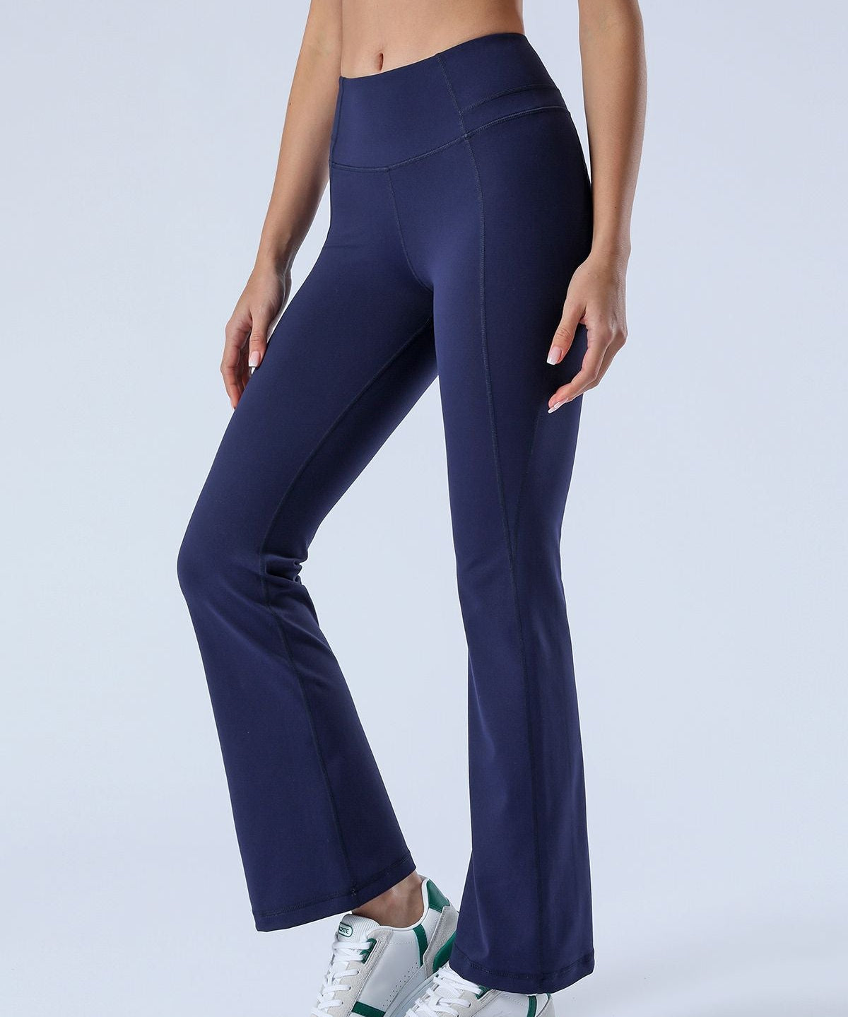 High-Rise Flare Pants by bornfocus