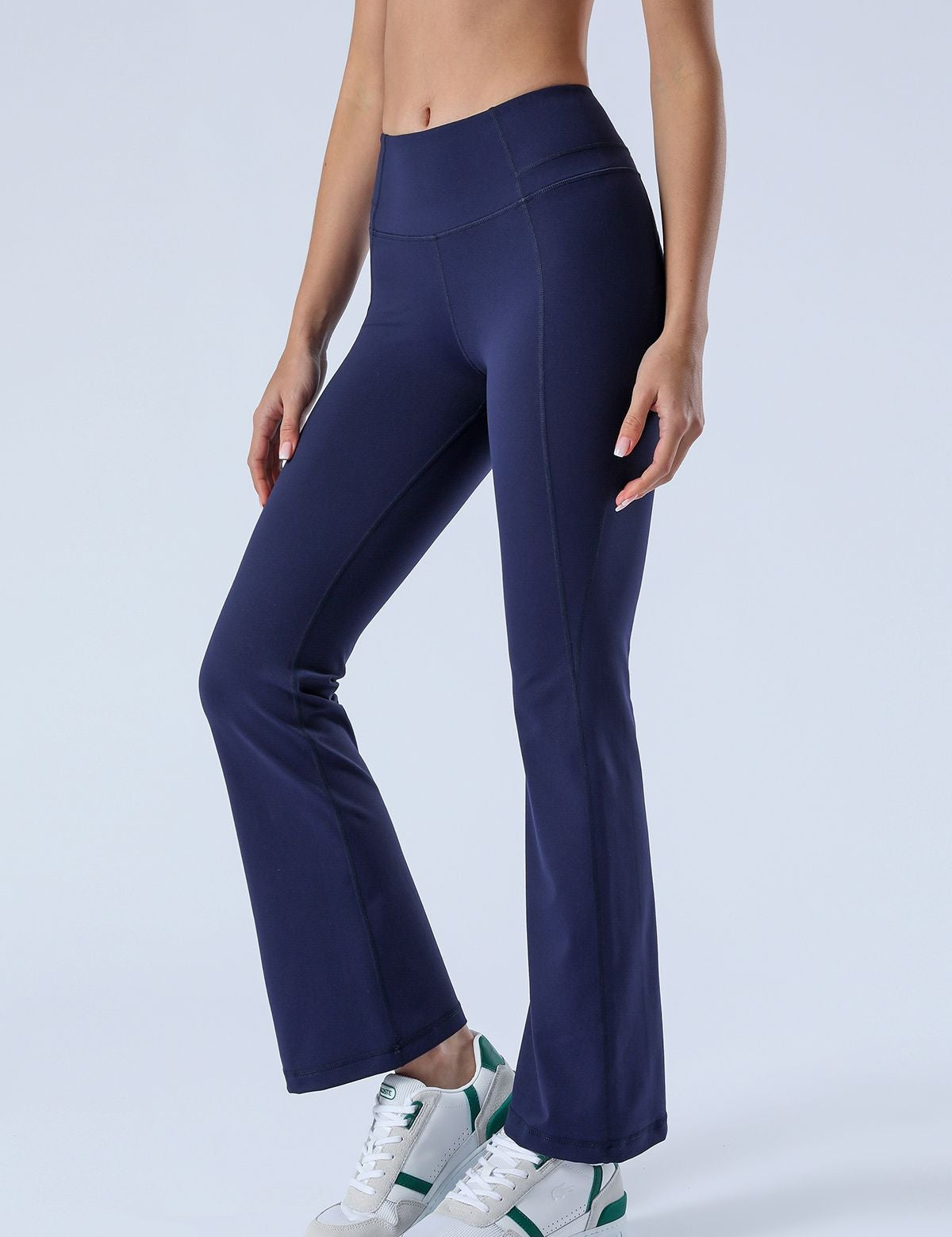 High-Rise Flare Pants by bornfocus