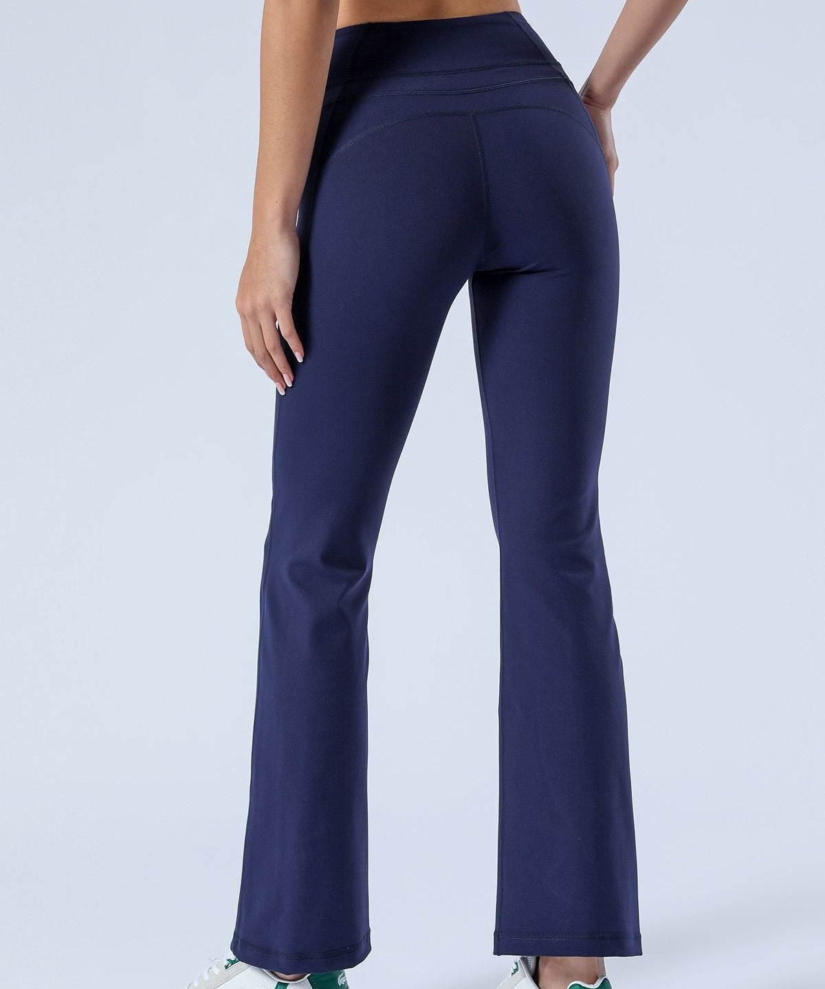 High-Rise Flare Pants by bornfocus