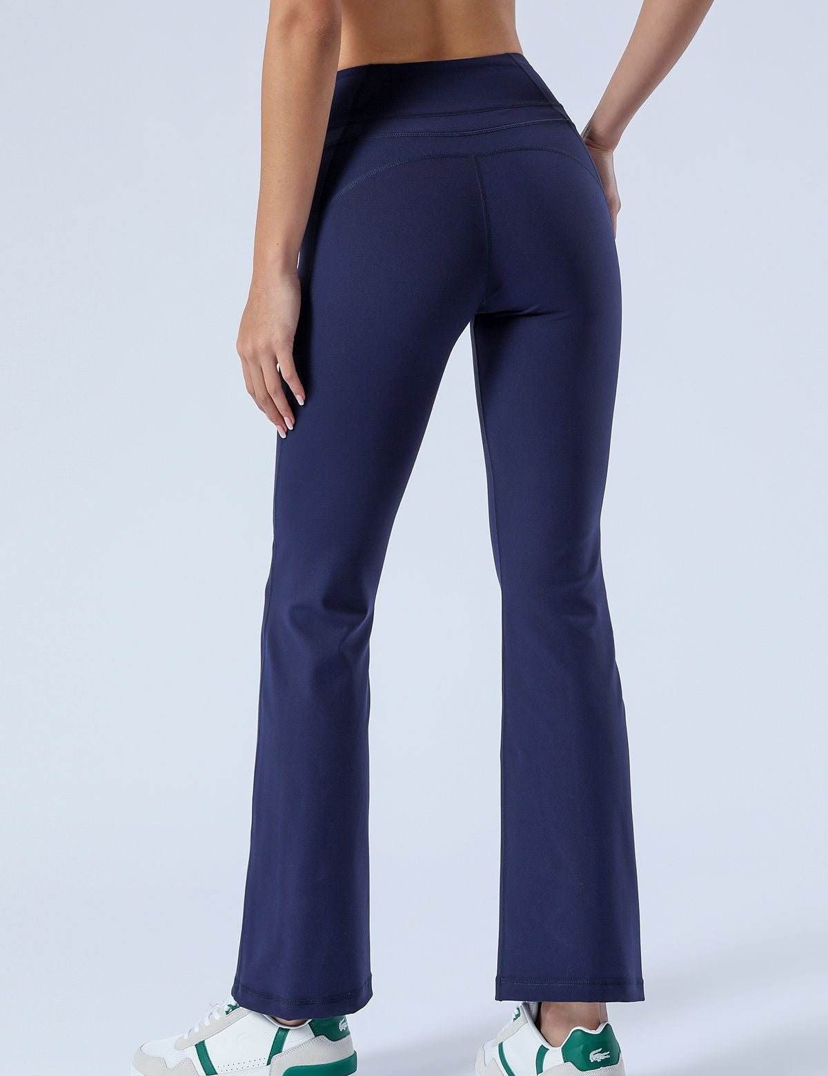 High-Rise Flare Pants by bornfocus