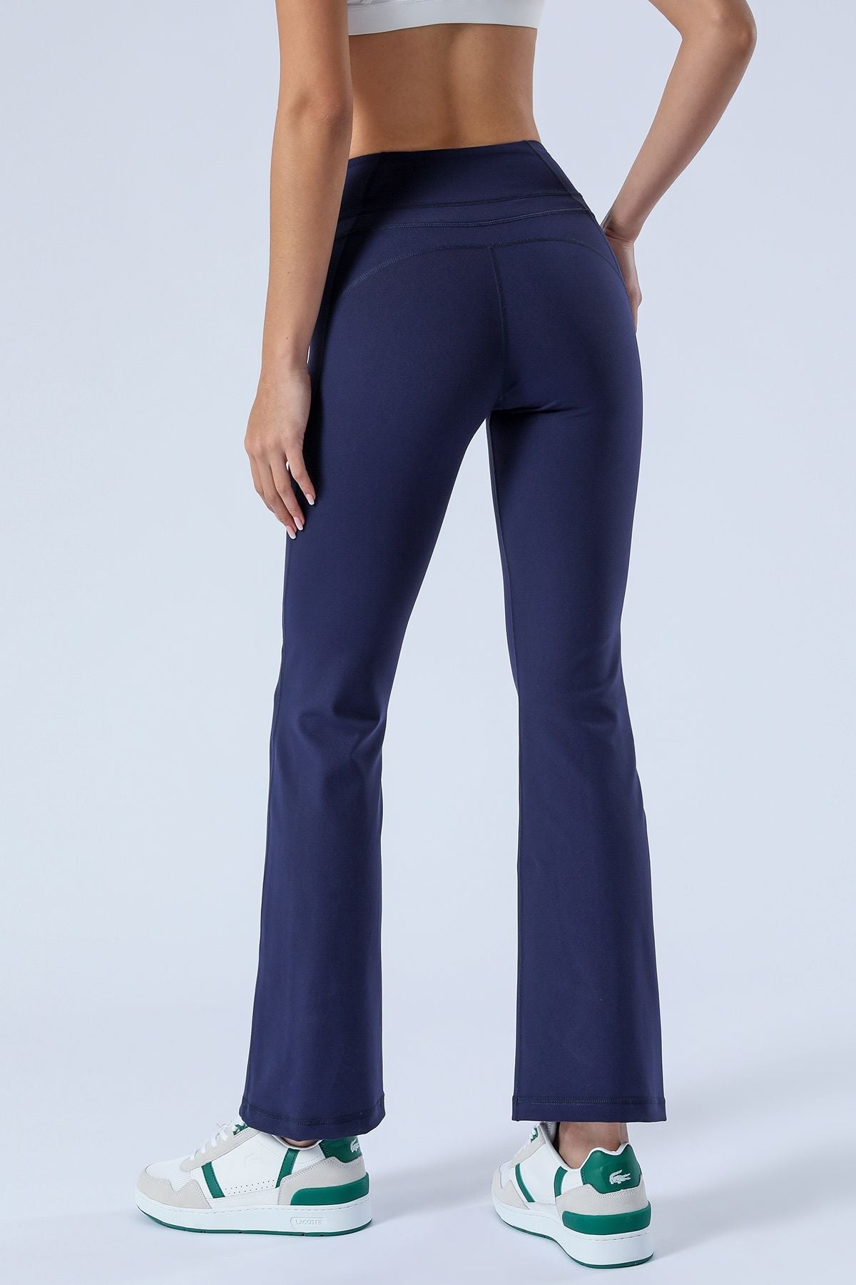 High-Rise Flare Pants by bornfocus