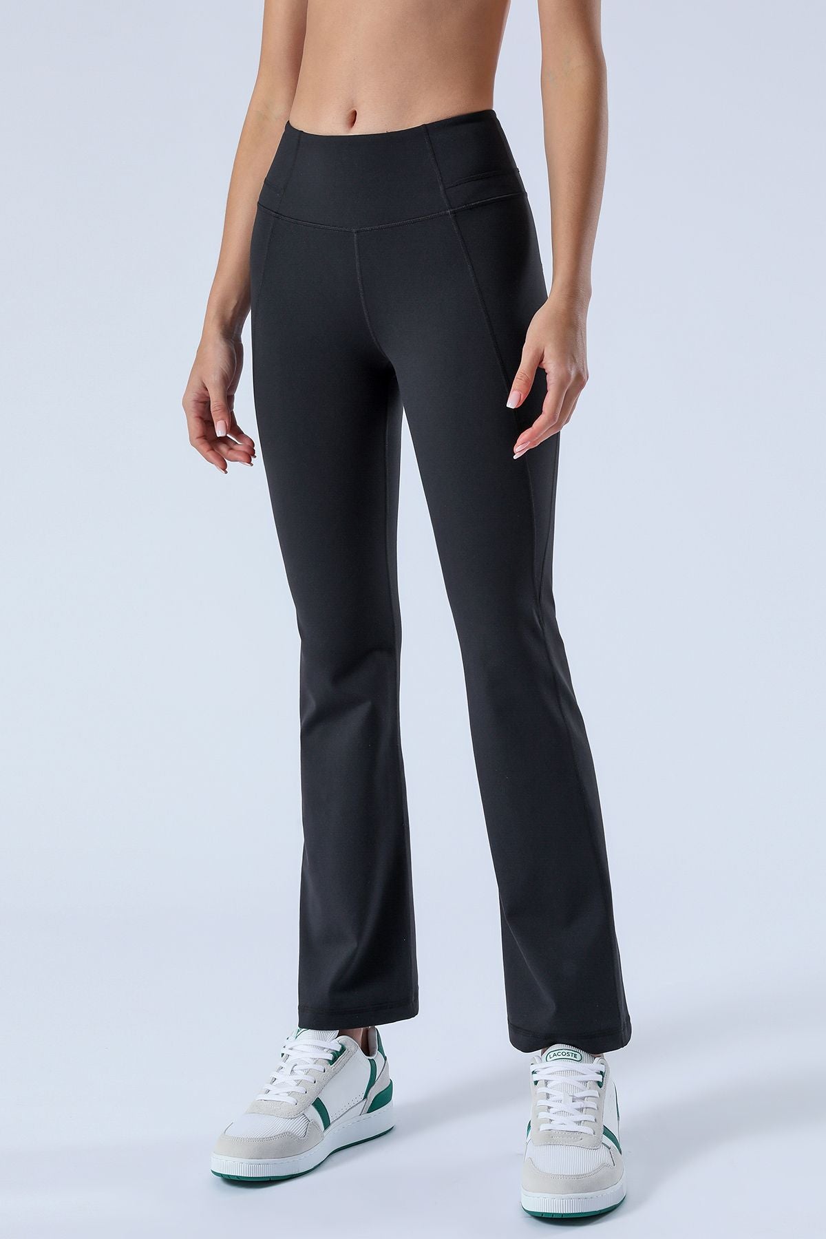 High-Rise Flare Pants by bornfocus