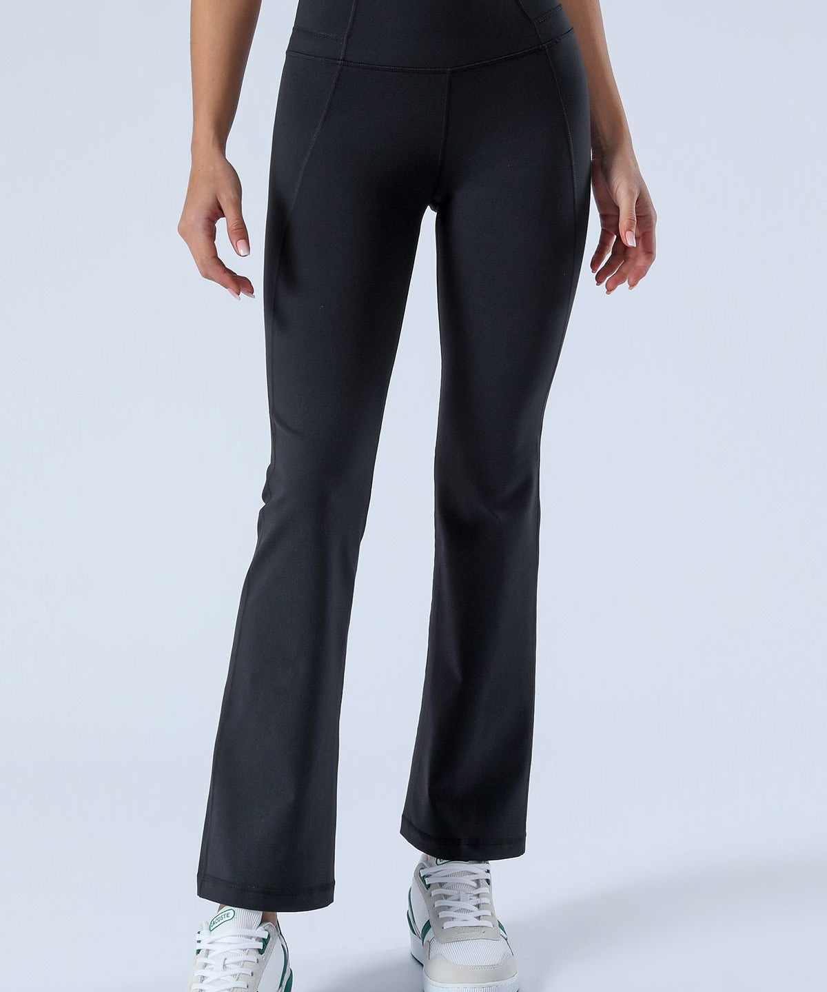 High-Rise Flare Pants by bornfocus