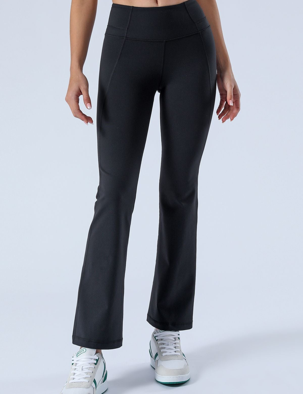 High-Rise Flare Pants by bornfocus