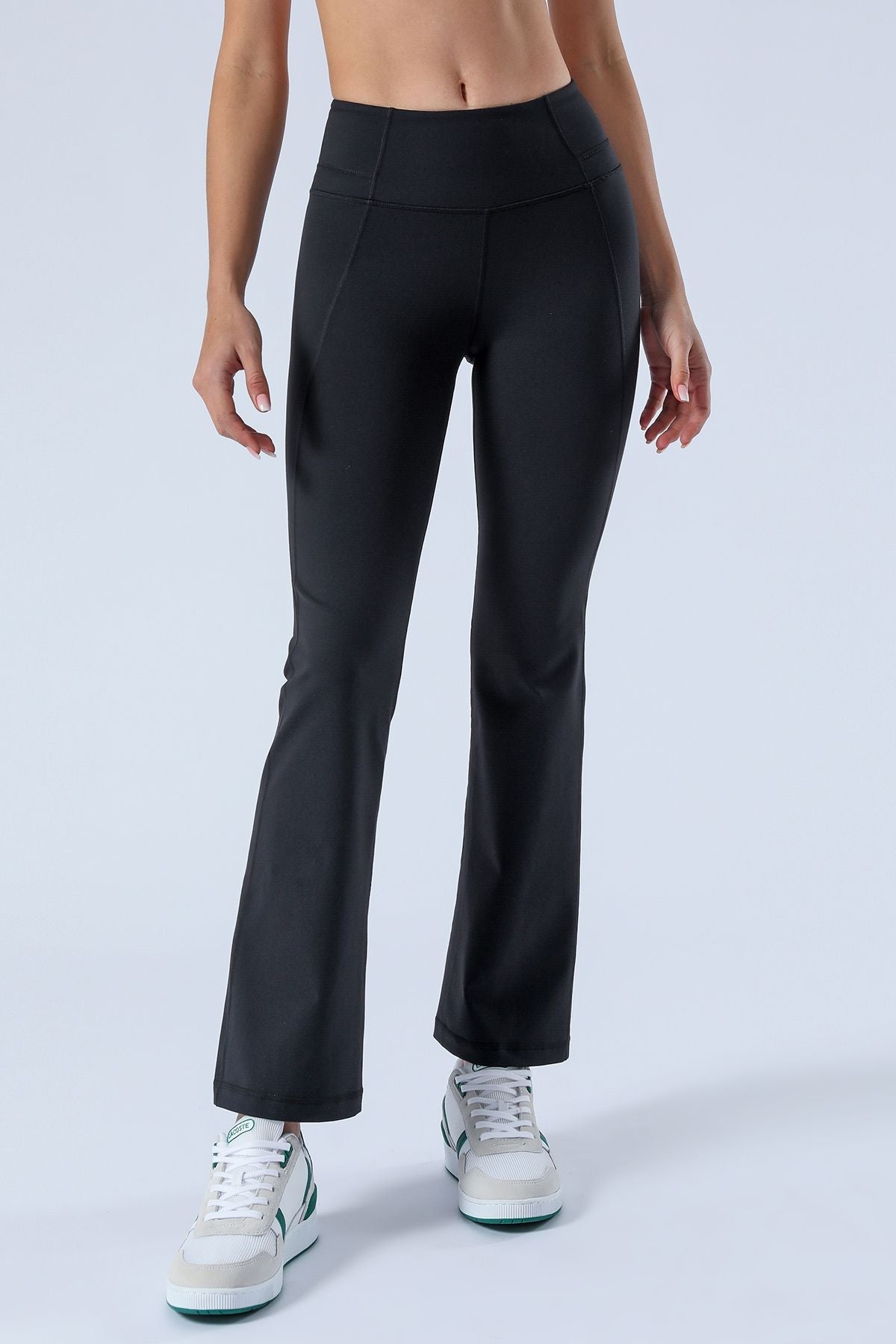 High-Rise Flare Pants by bornfocus