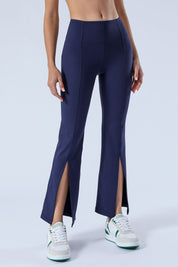 Split-Hem Flared Pants by bornfocus