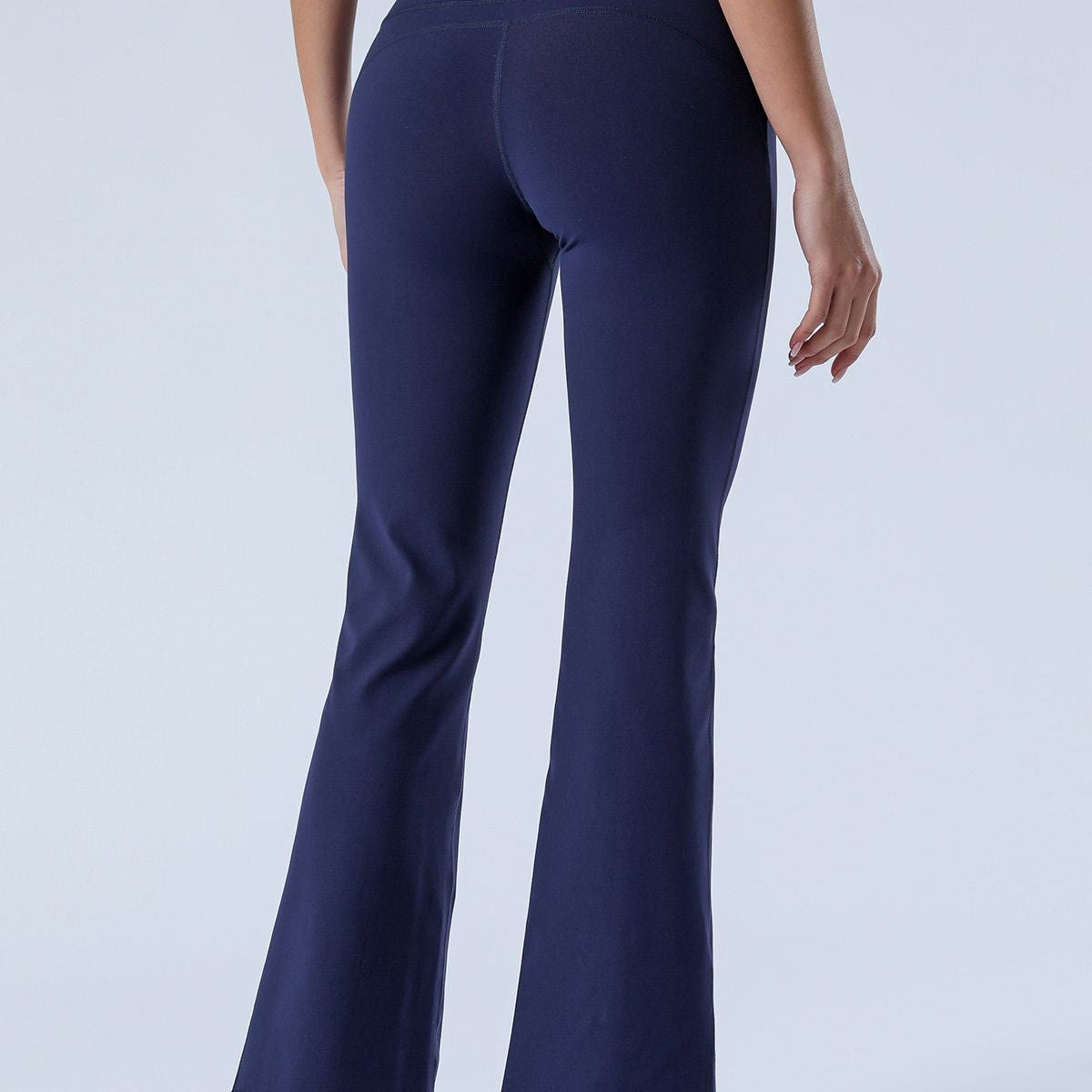 Split-Hem Flared Pants by bornfocus
