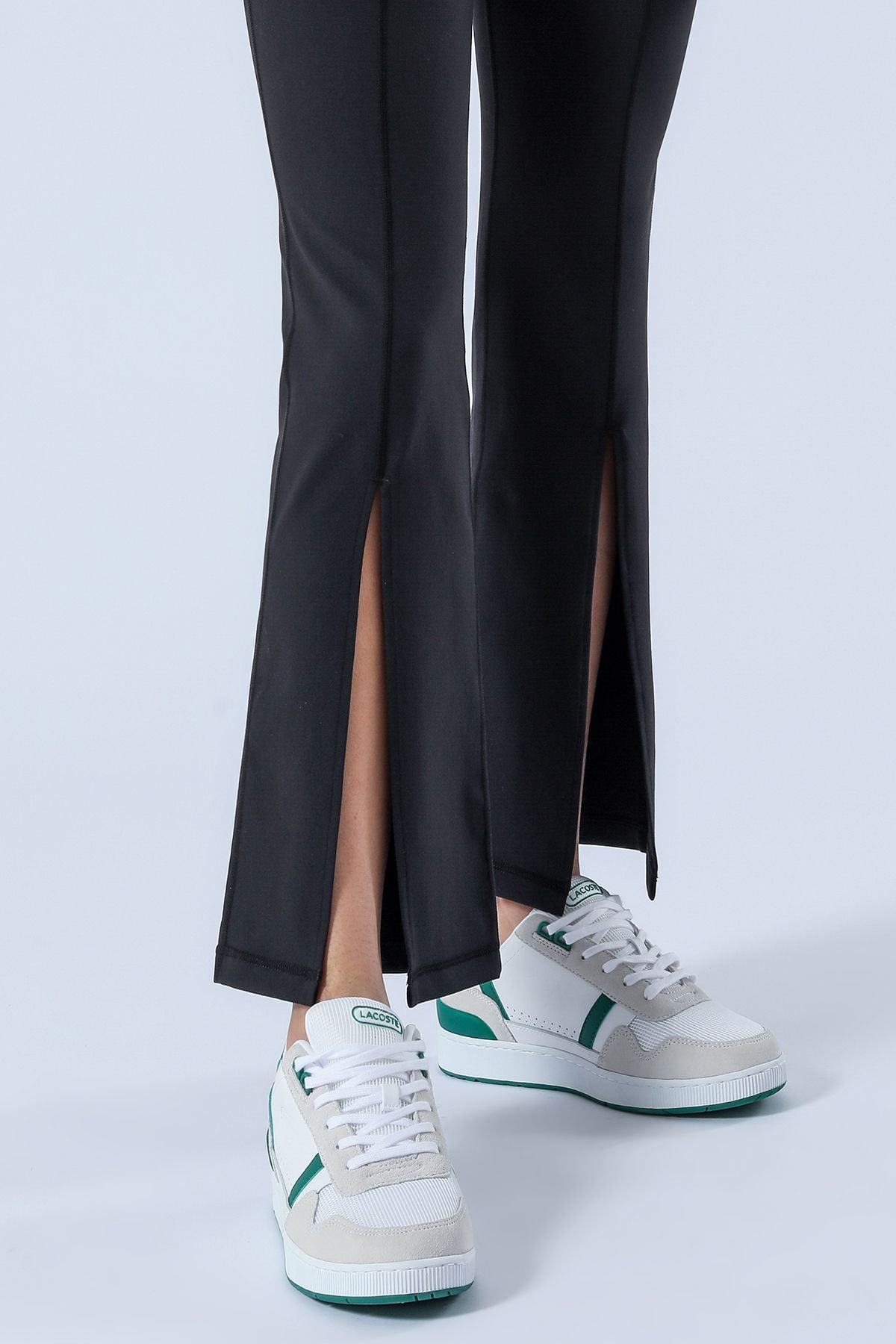 Split-Hem Flared Pants by bornfocus