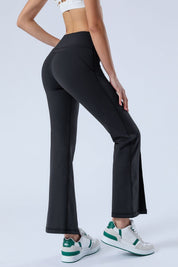 Split-Hem Flared Pants by bornfocus